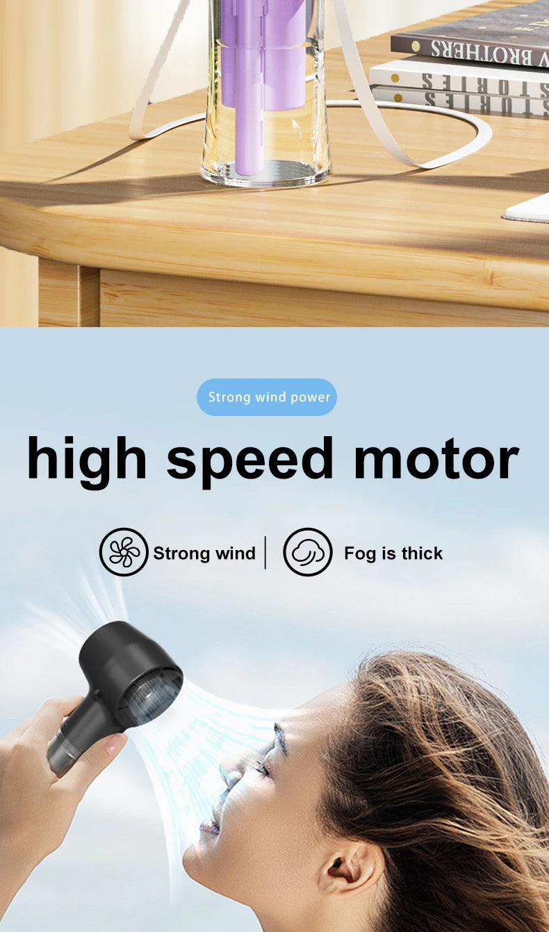 Mini Handheld Fan Portable Misting Fans Adjustable Handheld Fan for Commuters Water Humidifier Cooling Gadget