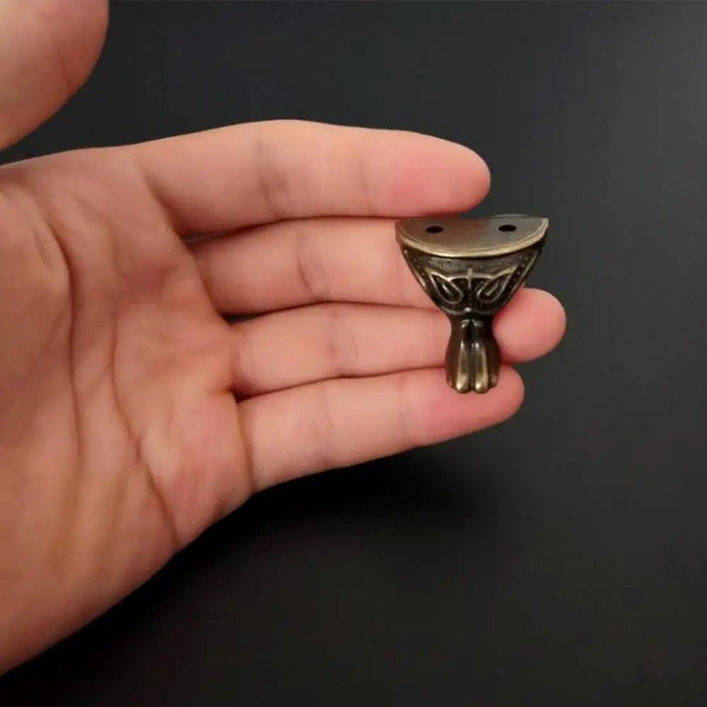 Durable Alloy Box Furniture Part Protector Decorative Leg Feet Corner Furniture Leg