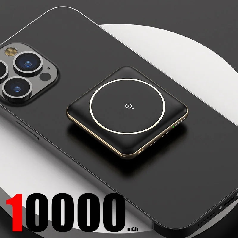 30000mAh Large Capacity Super Fast Charging YM-545 Portable Power Bank Magnetic Wireless Charging Power Bank Mobile Power Bank