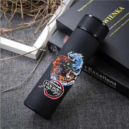 Anime Demon Slayer Kimetsu Vacuum Cup 304 Stainless Steel Thermos Vacuum Flask Water Bottle Gift