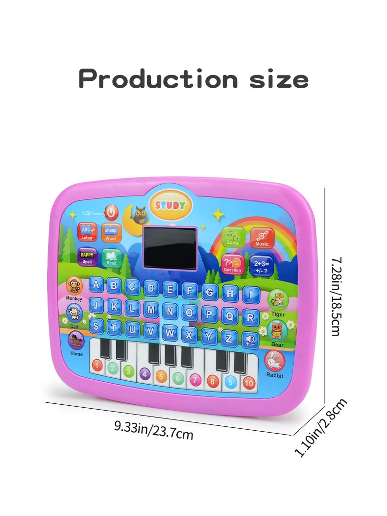 Educational Learning Machine Toys, Electronic Study Game for 3+ Year Old's Girls Boys Gift Birthday Presents Child Kids Computer