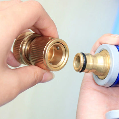 All-copper water gun connector 4-way water connector water pipe connector high-pressure water gun connector