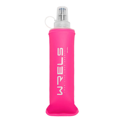WRELS Camping Soft Water Bottle Drinking Sport Folding Bag Flask Outdoor Running Hydration Pack Waist Bicycle BPA Free