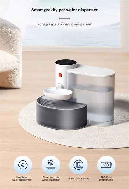 CE Pouring Cat Water Dispenser Flowing Water Charging Automatic Water Feeder Pet Dog Water Dispenser Pet Water Dispenser