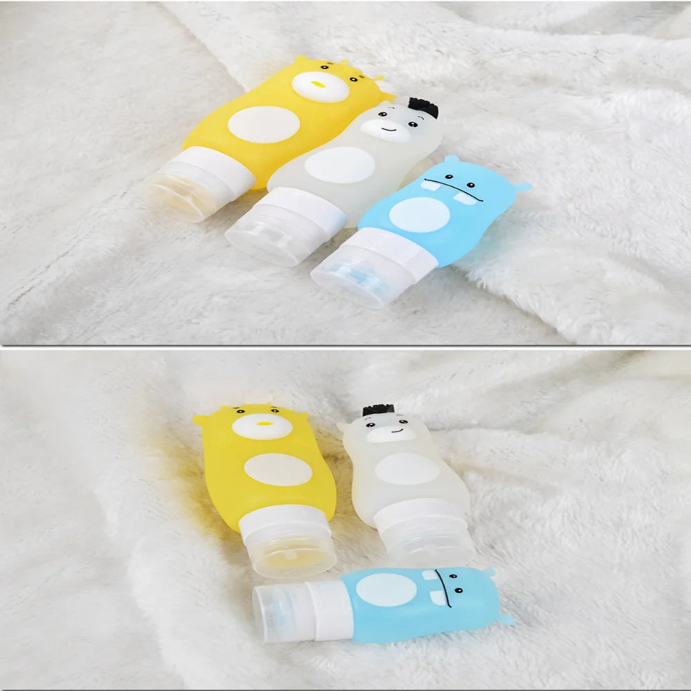 Portable Travel Bottles Leak-Proof Refillable Container Bottles Travel Refillable Kit Portable Empty Travel Bottles For Luggage