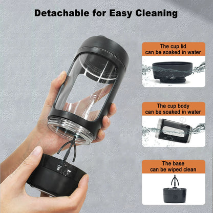 Blenders Cup 630ml Electric Mixing Cup Portable Protein Powder Shaker Bottles Mixer For Travel Home Office Kitchen Tools