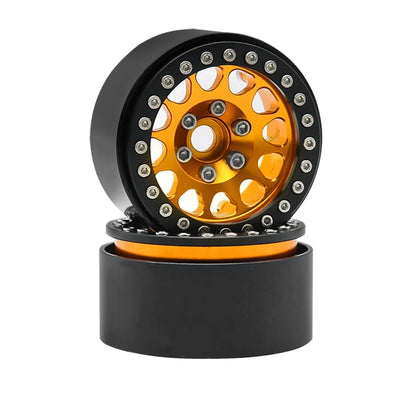 Metal 1.9 Beadlock Wheel Rim Hub for 1/10 Hsp Redcat Rc4wd WRAITH Tamiya Axial SCX10 D90 HPI RC Car Spare Part