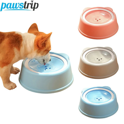 1000ml Anti-splash Dog Drinking Water Bowl Non-Wetting Mouth Floating Pet Bowl for Cats Dogs Puppy Drinking Water Dispenser