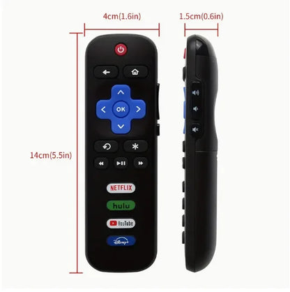 RC280A Replacement Remote Control Only for Roku TV for TCL Roku/Hisense Roku/Onn Roku/Philips Roku TVs(Not for Stick and Box)
