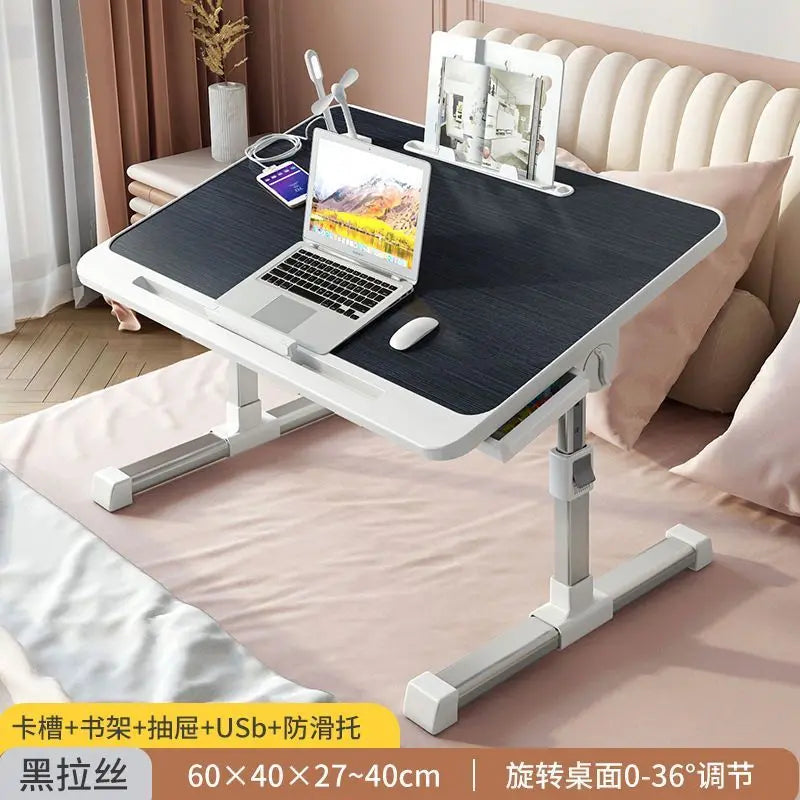 Bed Dormitory Student Writing Bed Desk Laptop Office Small Table Board Foldable Lift
