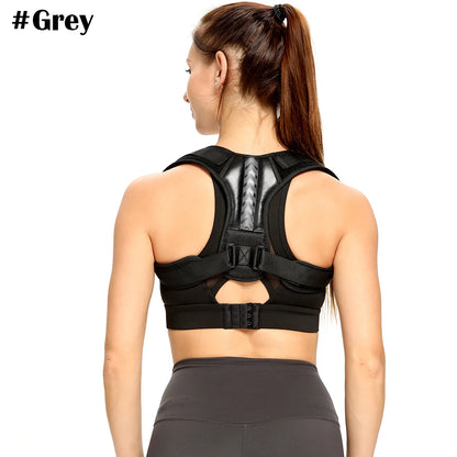 Adjustable Posture Corrector Upper Back Brace Neck Shoulder Brace Back Support Pain Relief Belt Women Men Spine Straightener