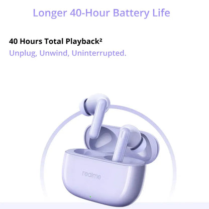 Global Version realme Buds T310 True Wireless Earphone 46dB Active Noise Cancelling TWS Earphone Bluetooth 5.4 For realme phone