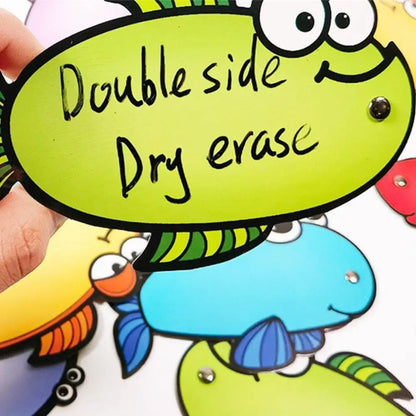 DIY Educational Learning Game Dry Erasable Cards for Kindergarten Montessori Toys Early Childhood Teaching Aids