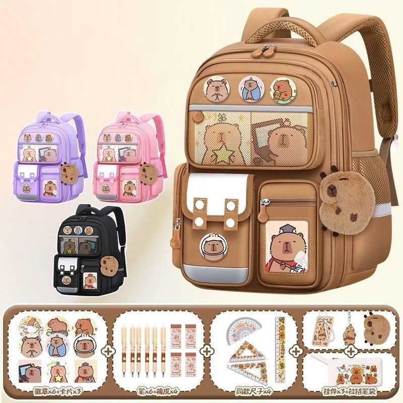 children School Bags For Boys Girls Kids backpack Primary orthopedic Backpack Waterproof Schoolbag big Book Bag mochila infantil