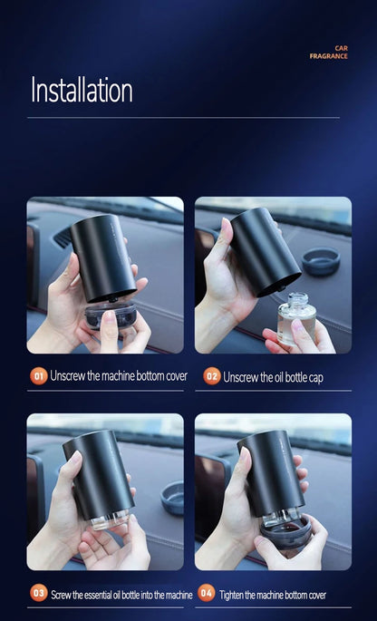 Spray Aroma Car Decorations Accessories With Aromatherapy High-End Car Air Freshener Electronic Car Fragrance Auto Deodorization