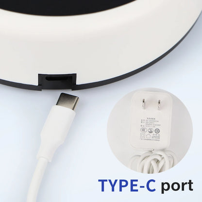 2000RPM Mini Electric Magnetic Stirrer with Stir Bar Brushless DC Motor Magnetic Mixer for Medical Chemical Laboratory EU Plug