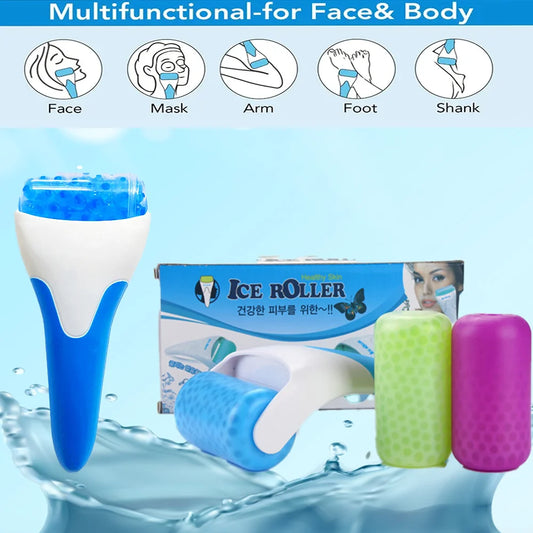 Face Roller Cool Ice Roller Massager Skin Lifting Tool Face Lift Massage Anti-wrinkles Pain Relief Face Skin Care Tools