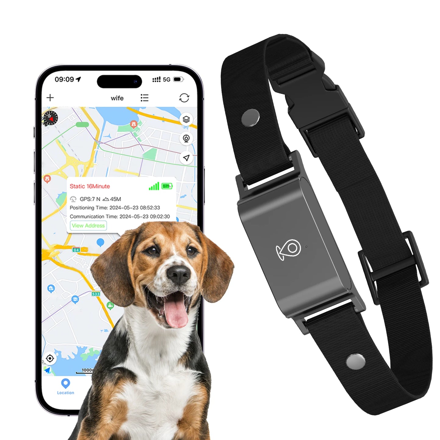 4G GPS Tracker Pet for Dog Cat Fashion Neck Collar Location Smart Tracking Lmitation Lost 4G SIM