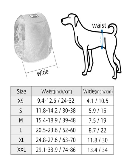 Washable Male Dog Diaper Reusable Pet Physiological Sanitary Pants Nappy Belly Band Wrap Hight Absorbent Leak Proof Diapers