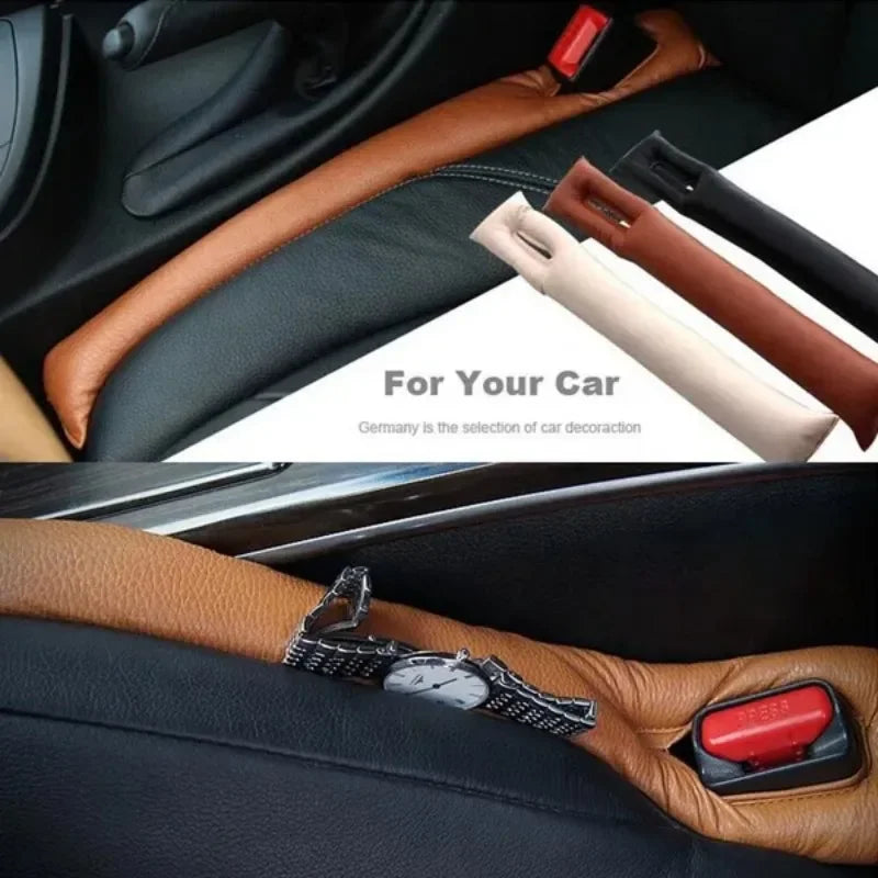 Car Seat Gap Filler Universal Soft Car Styling Padding Leather Leak Pads Plug Spacer Car Interior Decorative Accessories Filling