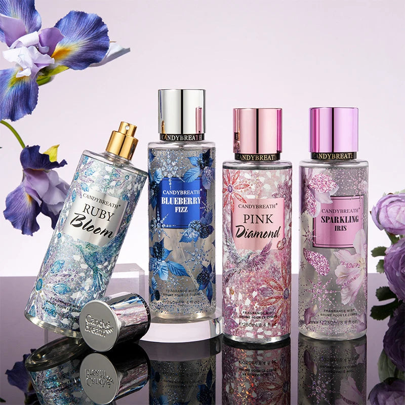 Victoria Fruity Fragrance Perfume 250ml Brand Women's Body Spray Blueberry Vanilla Grape Rose Lasting Charming Light Fragrance