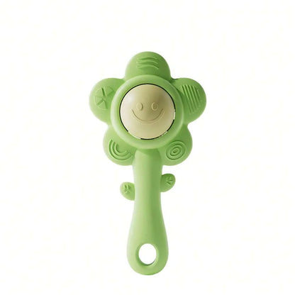 A Teether And Rattle For Babies: Sound, Chewable Toy, Early Learning And Entertainment, Teether, Rattle, Grip Function 3-In-1.