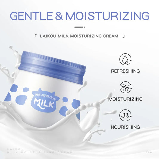 LAIKOU Milk Face Carem  Moisturizing Nourish Creams Beauty Aintenance Face Skin Care  Cosmetics ﻿55g