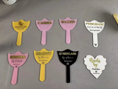 Lash Artist Social Media Face Prop  Personalised  Aesthetics Sign  Lash Sign  Salon Decor