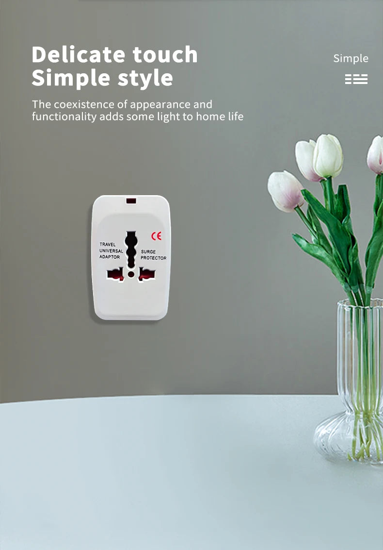 Universal Travel Adapter With 2 USB Ports Power Charger Adapter Outlet Converter Socket Plug Adaptor Connector EU UK US AU