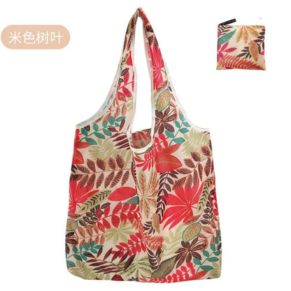reusable bag Bag Large Foldable Shopping Bag Reusable Grocery Bag Tear-Proof Nylon Bag Suitable For Grocery Recycling Gift