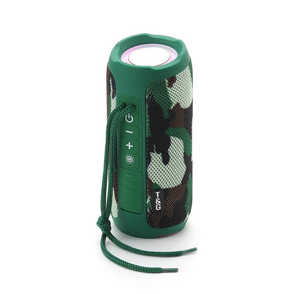 TG227 Waterpro With Lamp Outdoor Portable Upright Wireless Compatible Speaker Music Player Support USB/ TF/ FM Radio Music Party