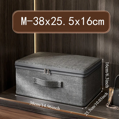 Foldable Fabric Storage Box Multi-Purpose Closet Organizer for Clothes Office Supplies Storage Trunks for Home Organization
