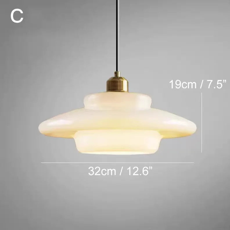 Nordic LED Glass Pendant Lamp Loft Home Decorativon Dinning Room Hanging Light Kitchen Island Bedrrom Bedside E27 Modern Fixture