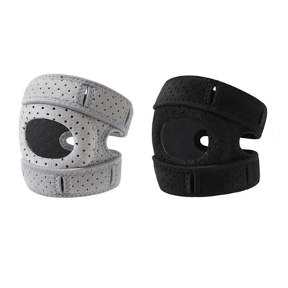 Support Gear Sports Knee Pads Breathable Adjustable Patellar Strap Enhance Joint Stability Comfortable Knee Brace Outdoor Sports