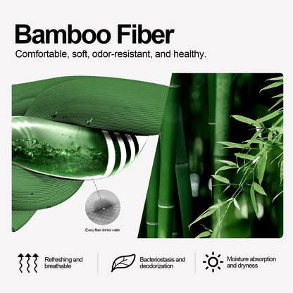 YUEDGE Diabetic Socks Breathable Bamboo Comfort Cushioned Sole Elastic Free Non-Binding Loose Socks for Diabetes, 5 Pairs