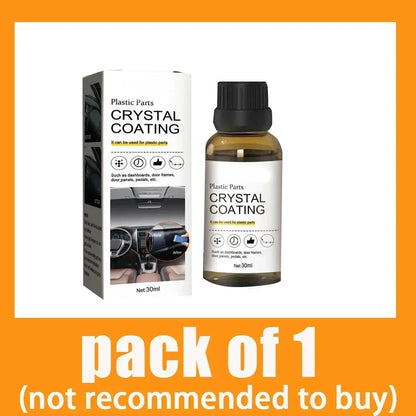 7 Car Plastic Parts Restorer Plastic Parts Refurbish Agent Interior Plastic Parts Crystal Plating Agent Car Wash Tools