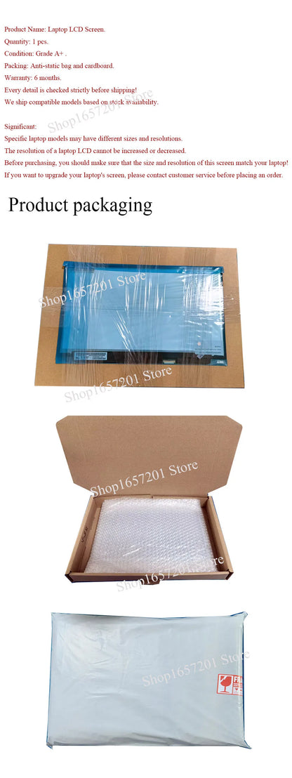 Laptop LCD Screen For Dell Latitude E5450 14 E7440 3450 3470 E7470 E5470 3460 3480 3490 5490 5480 5488 Inspiron 3459 3000 30-pin