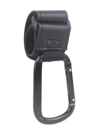 1/2pcs PU Leather Baby Bag Stroller Hook Pram Cart Organizer 360 Degree Rotatable Hook High-quality Crochet Stroller Accessories