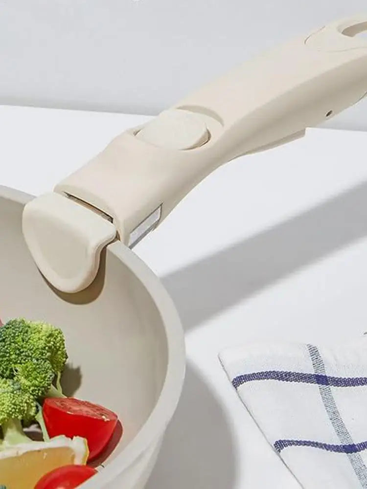 Removable Handle Removable Pan Pot Handle Detachable Replacement Clip Hand Grip Portable Cookware Grip for All Cookware