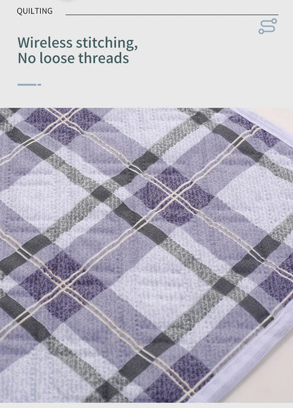 80x120cm 4 Layer Cartoon Dino Heart Diapering Mat Waterproof Washable Changing Pads for Night and Menstrual Protection Baby Care