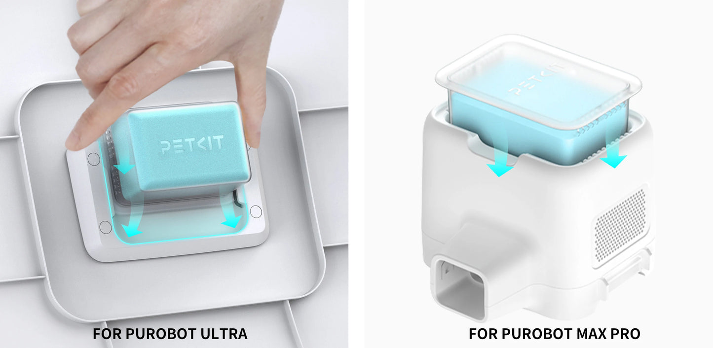 Original Petkit Pet Odor Eliminator N60 Exclusive for PUROBOT Ultra Self-Cleaning Cat Litter Box, Cat Toilet Odor Control （3pcs