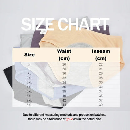 2pcs Woman Menstrual Panties Women's menstrual underwear leak proof and mid waist size M-8XL menstrual Female hygiene pants