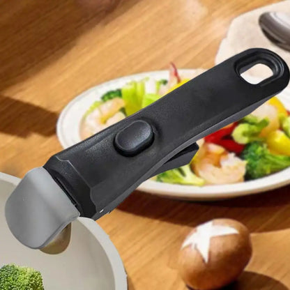 Removable Handle Removable Pan Pot Handle Detachable Replacement Clip Hand Grip Portable Cookware Grip for All Cookware