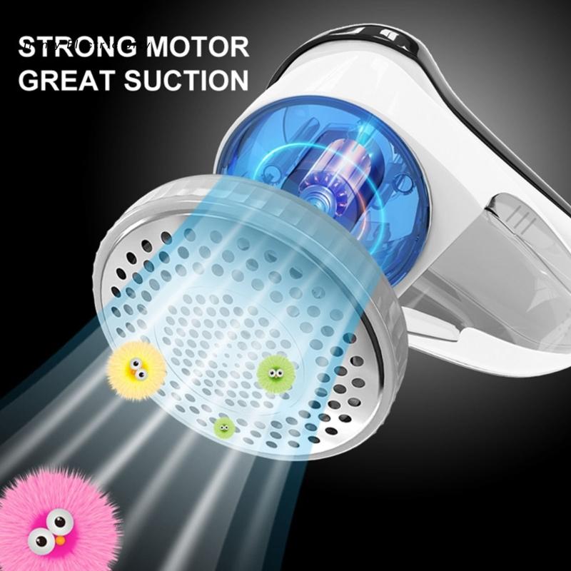 R9CD Lint Remover Clothes Fuzz Pellet Trimmer Machine Portable Charge Fabric Shaver Remover for Clothes Spools Removal