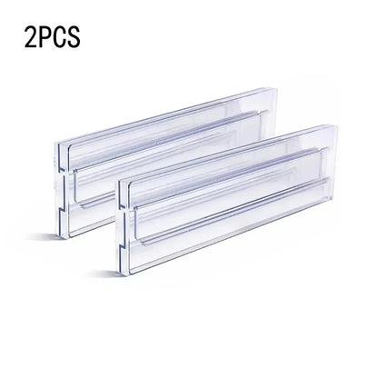 1/2/4/8PCS Drawer Dividers Organizers Adjustable Cabinet Storage Clothes Drawer Organizer Clear Drawers Separators Kitchen Tools