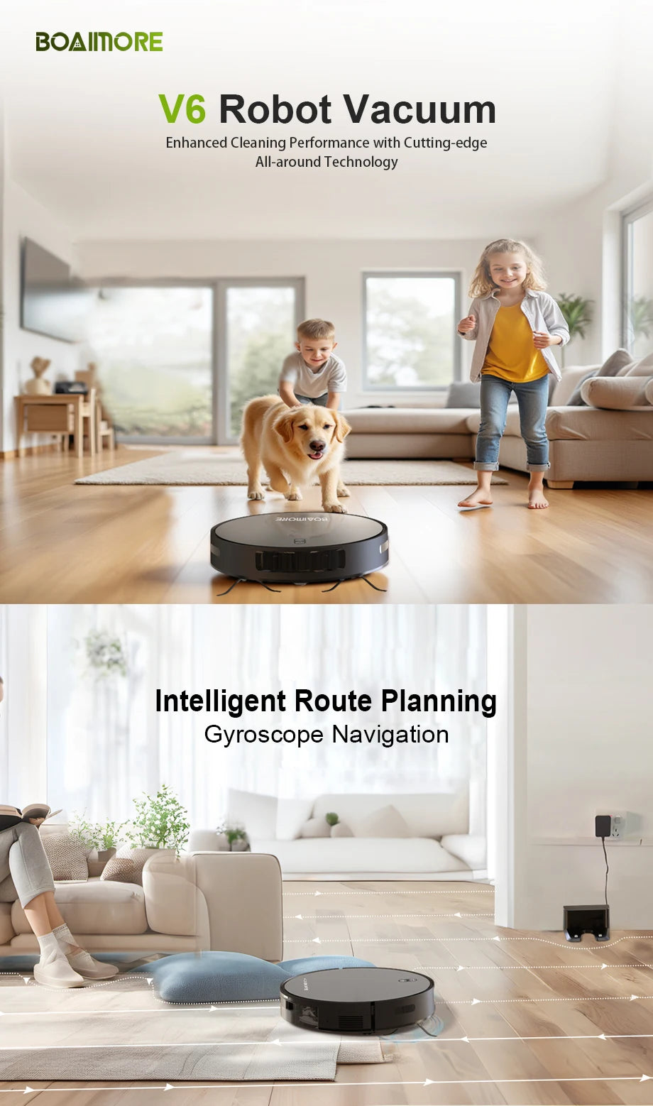 Robot Vacuum Cleaner Combo Mop,4000PA Suction Robotic,WiFi/Voice Control,Auto-Recharge,Pet Hair For Home Vacuum Cleaning Robot