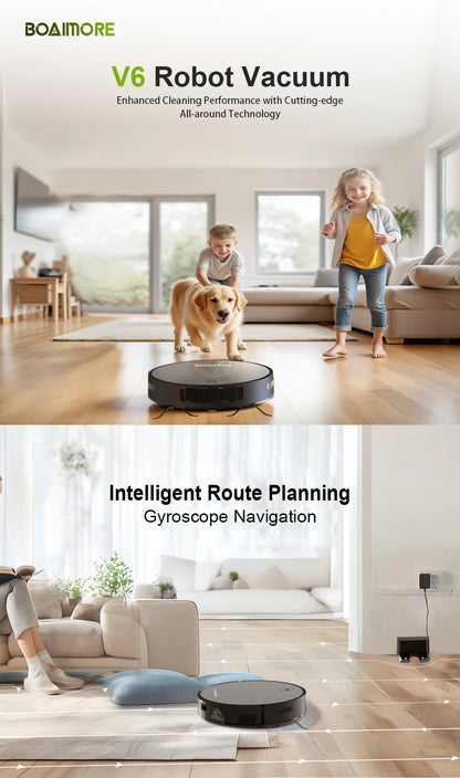 Robot Vacuum Cleaner Combo Mop,4000PA Suction Robotic,WiFi/Voice Control,Auto-Recharge,Pet Hair For Home Vacuum Cleaning Robot