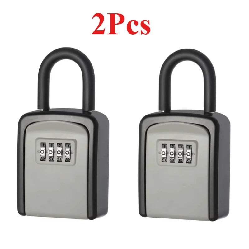 Key Safe Portable Wall Mounted with Removable Lock Box Suitable for Home Garage School Indoor and Outdoor Waterproof Key Cabinet