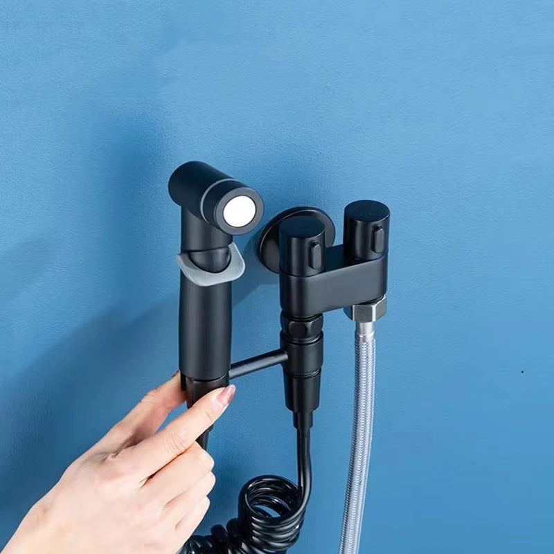 Toilet Cleaning Bidet Toilet Sprayer Set Cold Water Portable Bidet Toilet Accessories Handheld Bathroom Wash Anal Douche