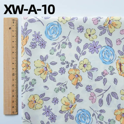 Fabric cotton handmade diy bedding flowers garden flowers pure cotton printing fabric twill cotton fabric sewing